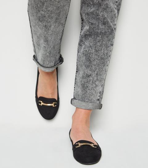 patent heeled loafers