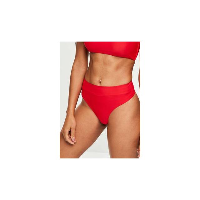 Roter High Waist Bikini Tanga Mix Match From Missguided On 21 Buttons