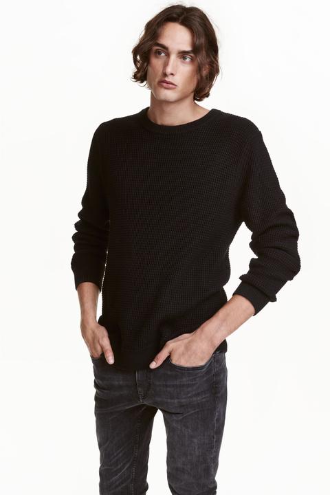 Pullover In Maglia Strutturata