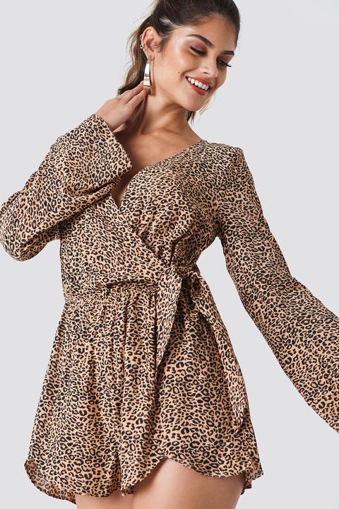 Moon Leopard Playsuit