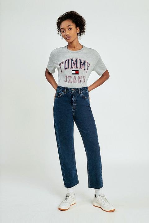 Tommy Jeans '90s Grey Logo T-shirt