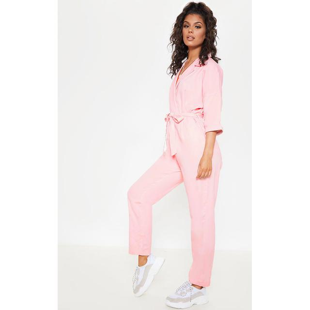 utility jumpsuit pink