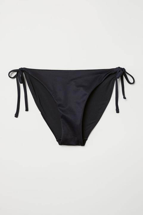 Braga De Bikini De Anudar - Negro