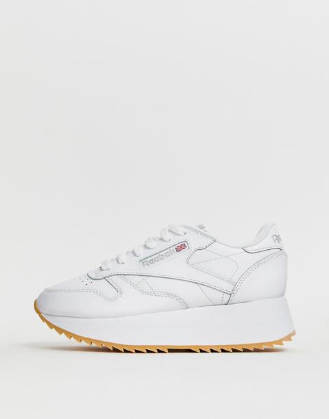 Reebok Classic - Baskets En Cuir Double - Blanc