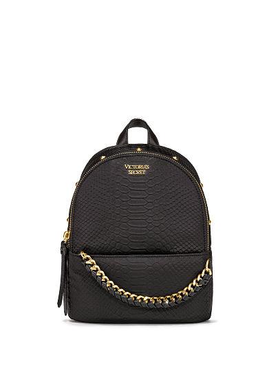 Nylon Python Stud Small City Backpack