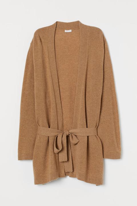 H & M - Cardigan In Cashmere - Beige