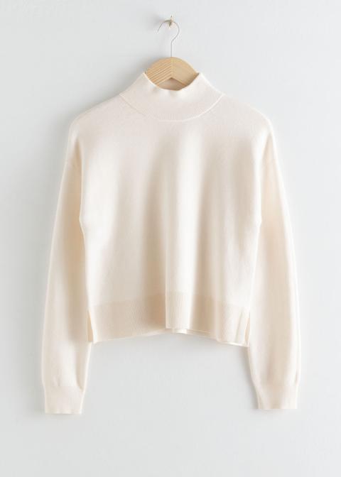 wool white sweater