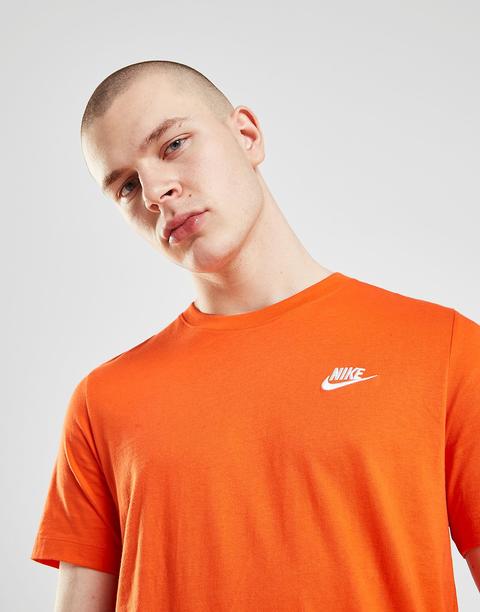 orange mens nike shirt