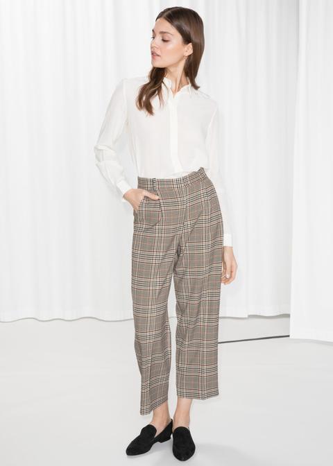 Tailored Straight Trousers