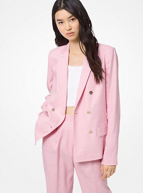 michael kors pink blazer