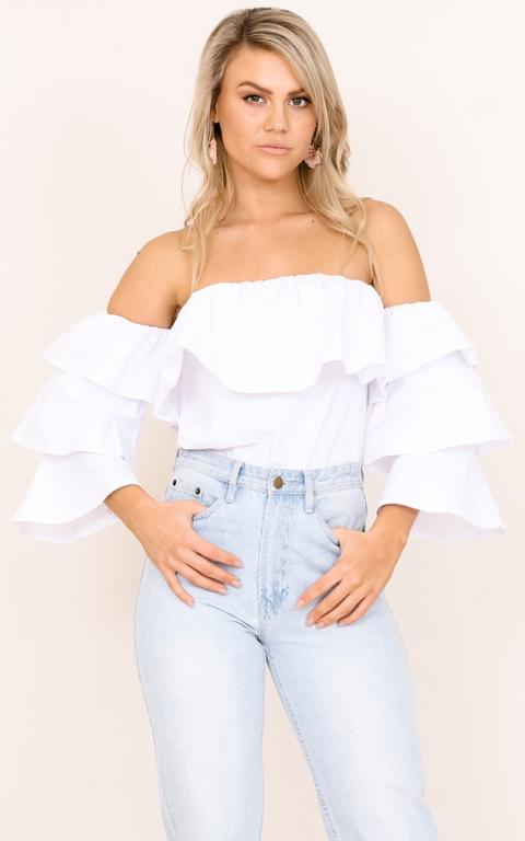 Love Games Top In White