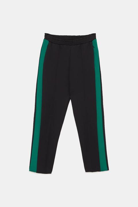 Pantaloni Jogger Striscia Laterale
