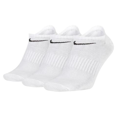 Chaussettes De Training Invisibles Nike Everyday Lightweight (3 Paires) - Blanc