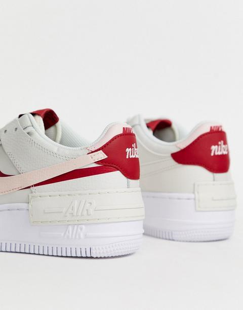 nike air force 1 shadow off white and pink