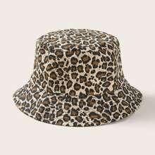 Sombrero Cubo Con Patrón De Leopardo