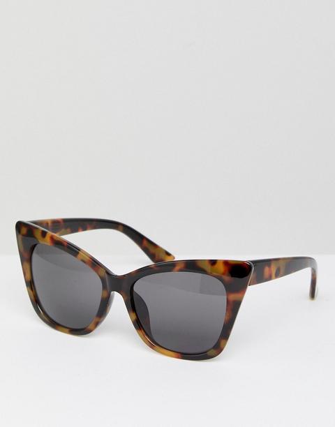 Asos Cat Eye Sunglasses - Brown