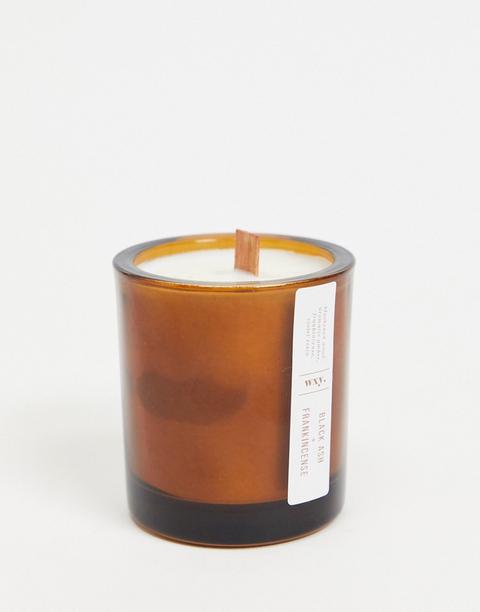 Wxy. Mini Amber Black Ash & Frankincense Candle 150g-no Colour