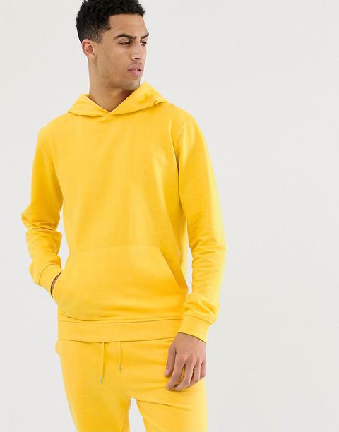 Bellfield Gelber Jersey Kapuzenpullover From Asos On 21 Buttons