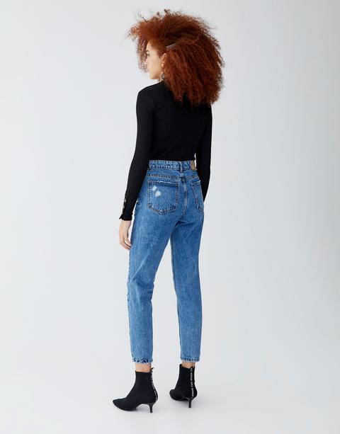 mom fit jean pull and bear