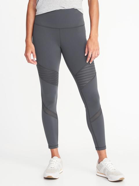 Mid-Rise 7/8-Length Compression Leggings for Women