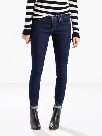 levi's 711 selvedge skinny jeans