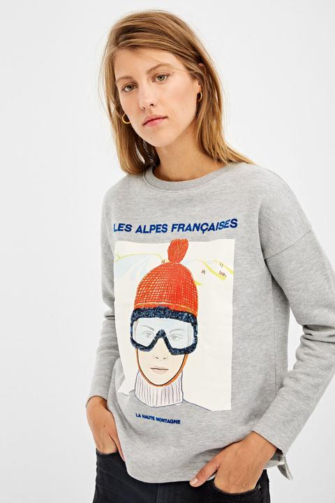Sudadera Zigzag Lentejuelas Springfield