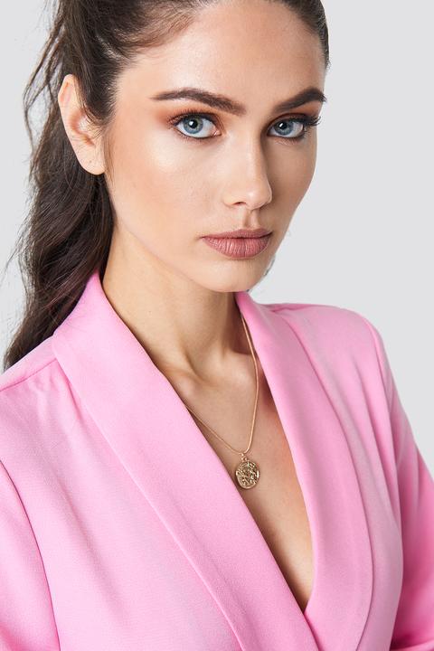 Na-kd Accessories Zodiac Gemini Necklace - Gold