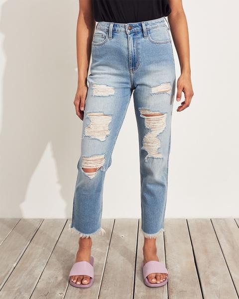 ultra high rise mom jeans