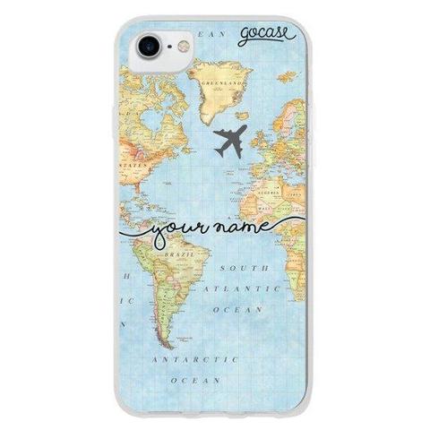 Funda World Map Handwritten