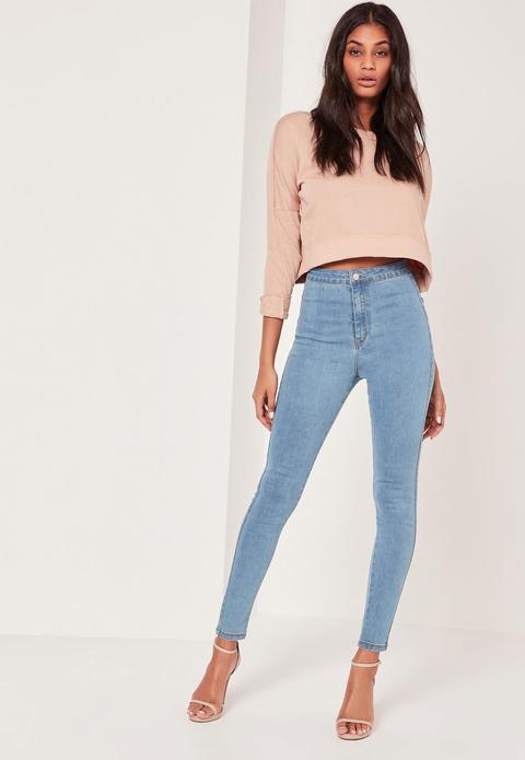 Vice Highwaisted Skinny Jeans Blue