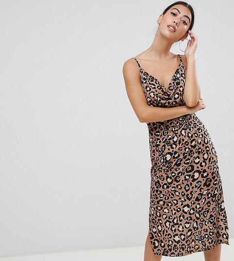 asos slip dress midi