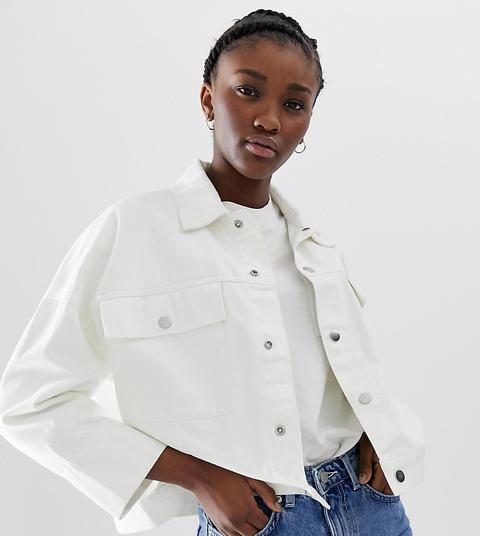 Chaqueta Vaquera Blanca De Weekday-blanco