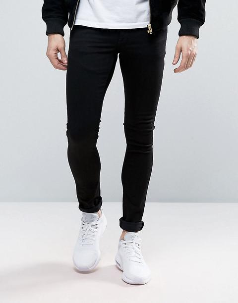Asos Design Extreme Super Skinny Jeans In Black