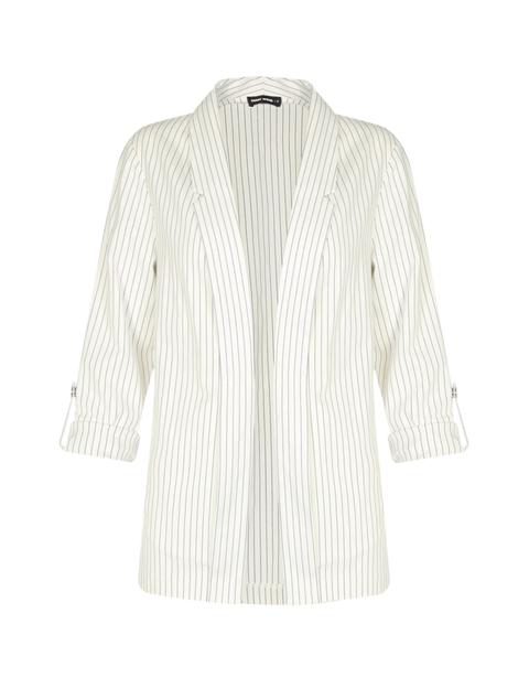 Blazer Bianco A Righe