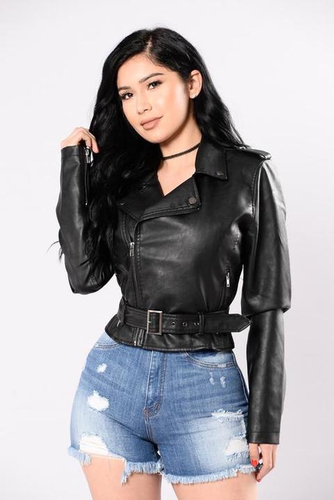 Fashion nova 2024 leather jacket