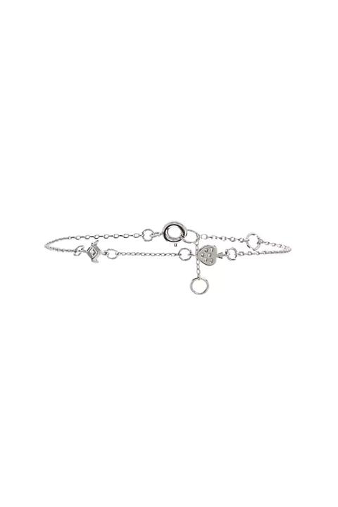 Bracciale Con Cuori E Strass
