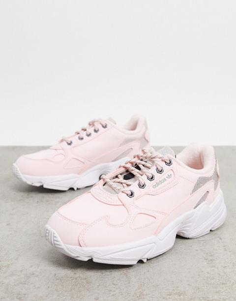 Adidas Originals Falcon Trainers In Halo Pink