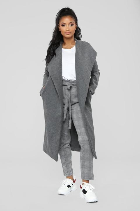 Kamela Coat - Charcoal