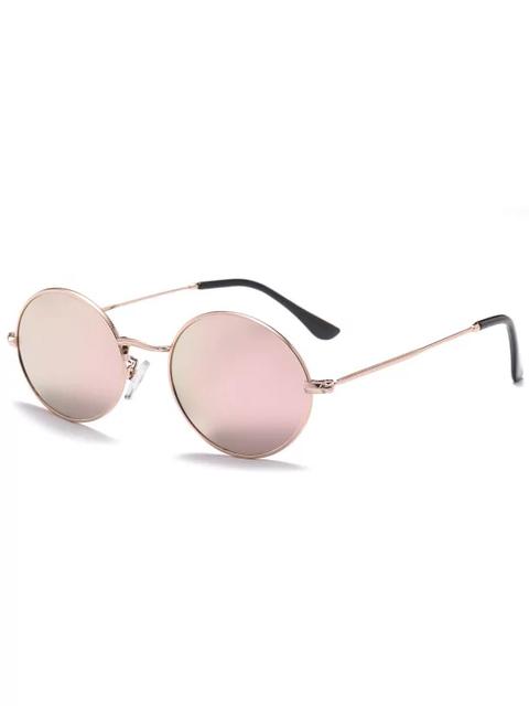 Gafas De Sol Anti-uv De Marco De Metal Oval