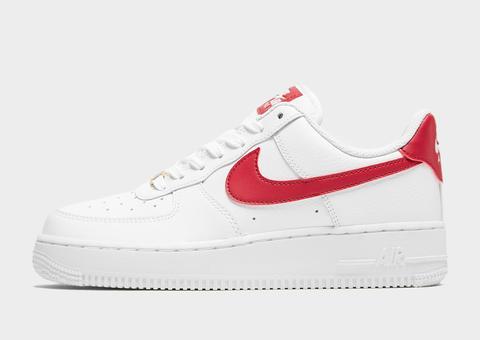 Nike Air Force 1 Low Para Mujer, White/red