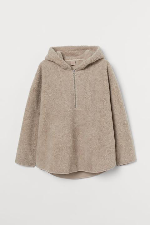 H & M+ Sudadera De Borreguito - Marrón