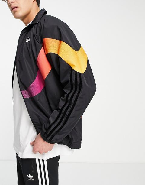 Chaqueta De Chándal Negra Sprt Supersport De Adidas-negro