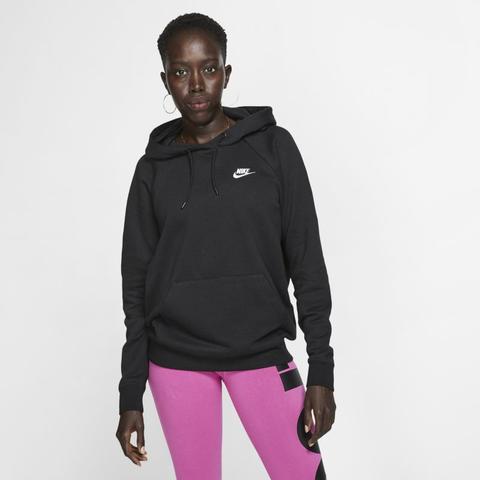 Sweat À Capuche En Tissu Fleece Nike Sportswear Essential Pour Femme - Noir