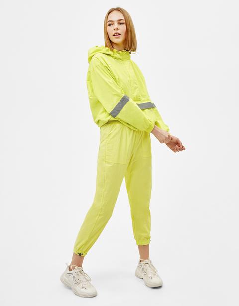 Foldaway Jacket With Reflective Sections