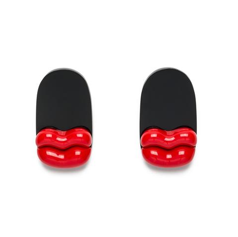 Pendientes Labios Rojos