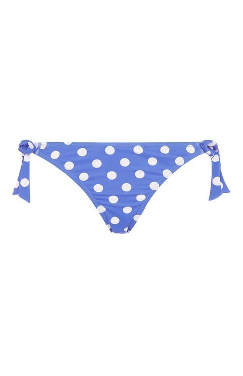 Blue Polka Bikini Brief