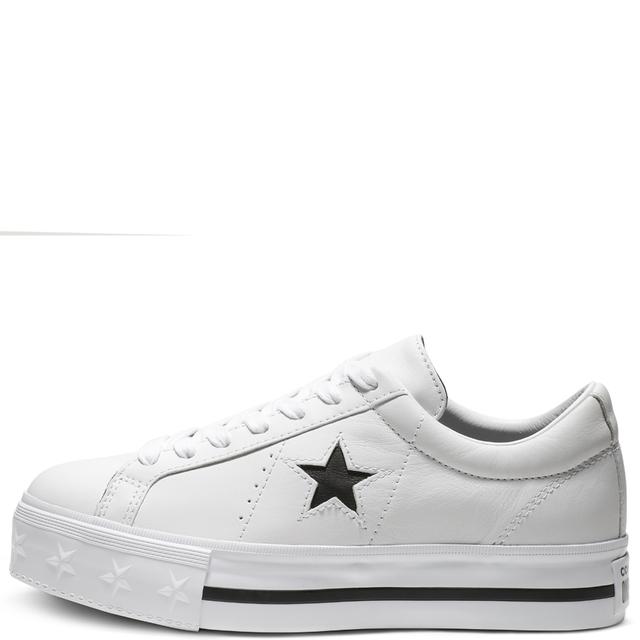 Converse One Star Platform Leather Low 