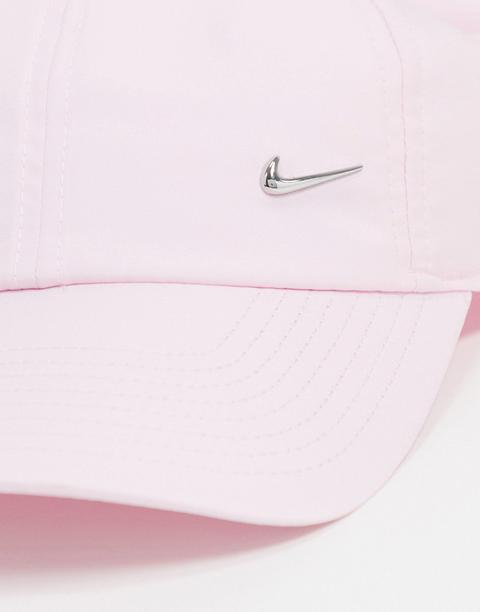 Nike Metal Swoosh Cap In Pink