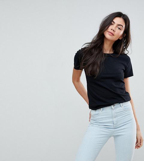 Asos Design Tall Ultimate Crew Neck T-shirt In Black