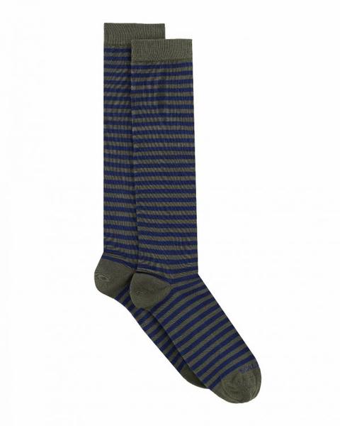 Stripes Socks Green